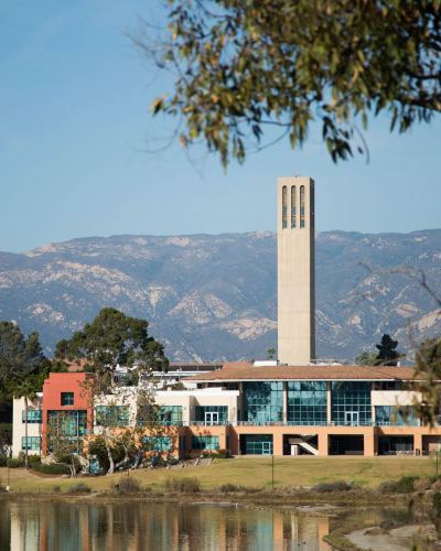 Storke Tower campus shot